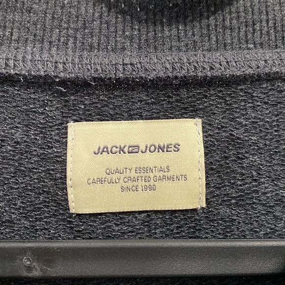 Jack and Jones Mens Gray Sweat Crew Neck - Picture 4 of 7